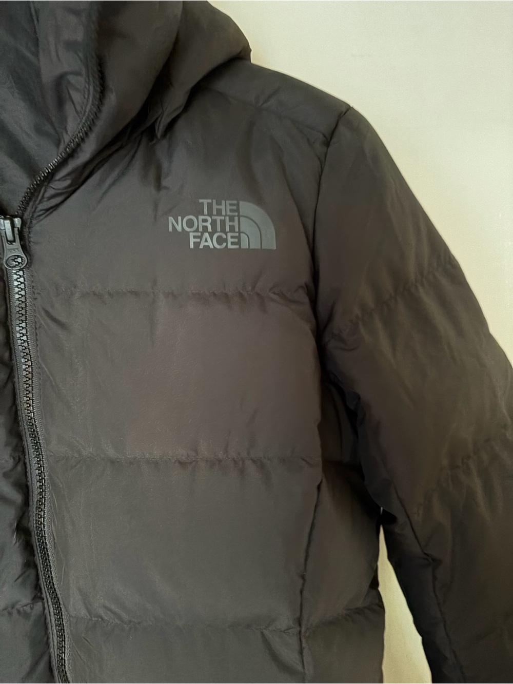 NWOT The North Face Metropolis Women's Black Hooded Long Puffer Coat size S - Picture 4 of 5